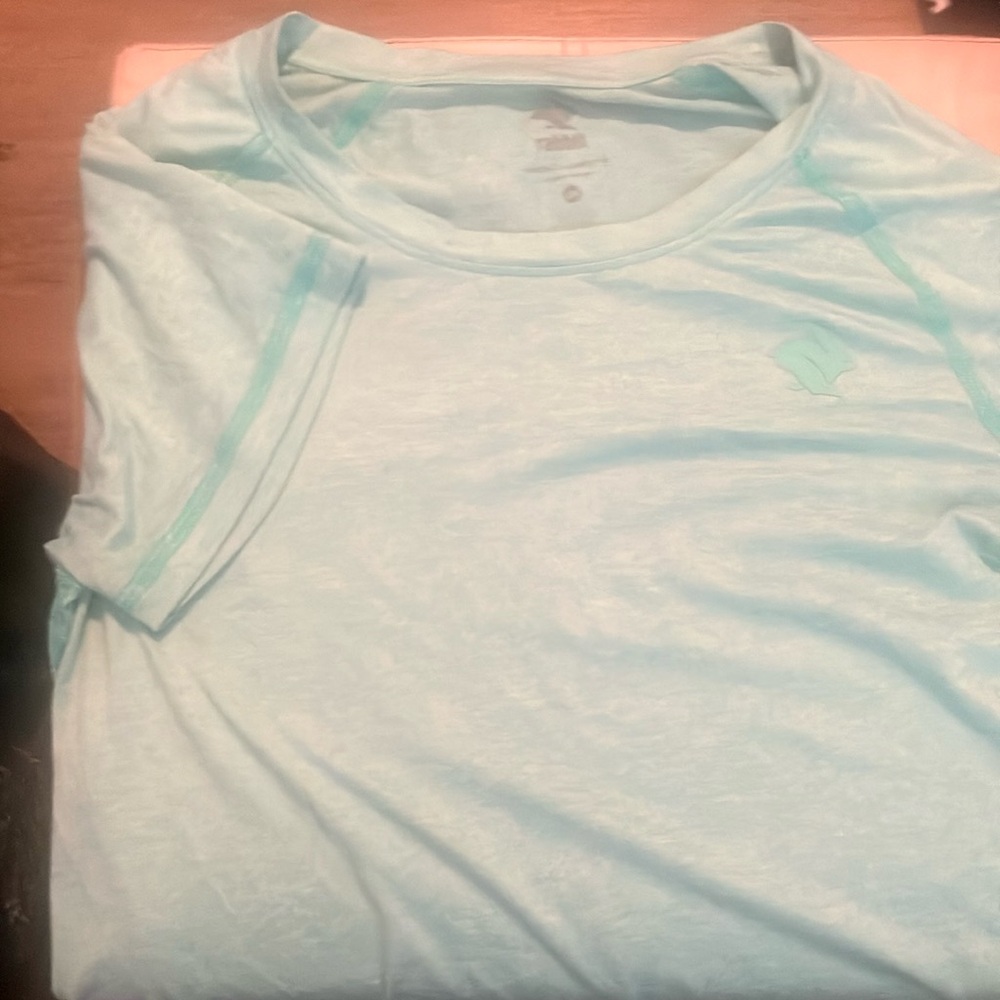 Women's Light Blue Short Sleeve Tee